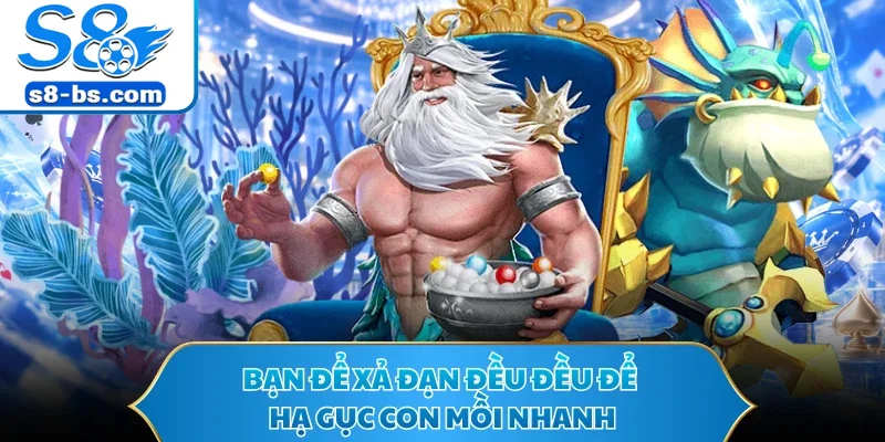 Bạn để xả đạn đều đều để hạ gục con mồi nhanh