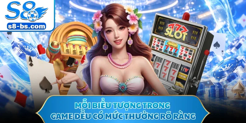 Mỗi biểu tượng trong game đều có mức thưởng rõ ràng